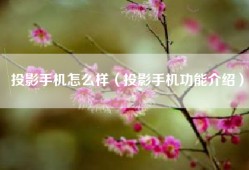 投影手机怎么样（投影手机功能介绍）